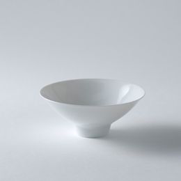 豆付茶碗　白磁 / Mametsuki-Chawan White porcelain